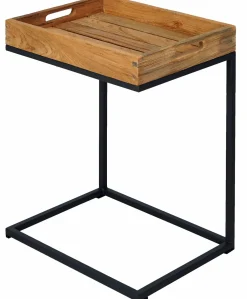 OUTDOOR Garten Beistell-/Tablett-Tisch braun