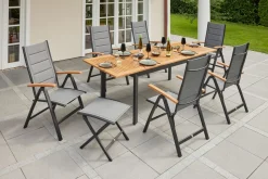 OUTDOOR Gartenhocker Alu