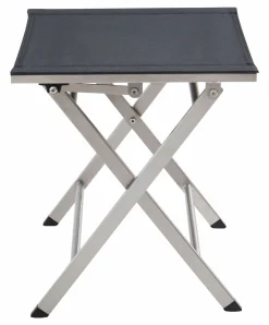 OUTDOOR Gartenhocker Edelstahl grau