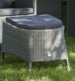 OUTDOOR Gartenhocker grau