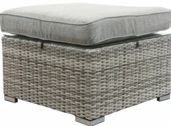 OUTDOOR Gartenhocker grau