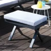 OUTDOOR Gartenhocker/Beistelltisch grau