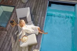 OUTDOOR Gartenliege Einzelelement grau