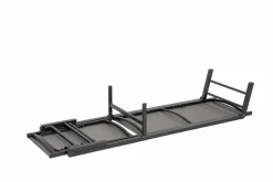 OUTDOOR Gartenliege Klappbar grausilberfarben