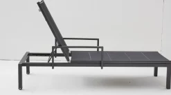 OUTDOOR Gartenliege/Sonnenliege Alu grau