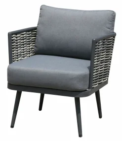 OUTDOOR Gartenlounge Alu 4-teilig braun