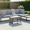 OUTDOOR Gartenlounge Alu/Polywood grau