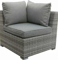 OUTDOOR Gartenlounge Eckelement grau
