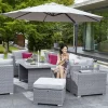 OUTDOOR Gartenlounge Mitteltisch grau