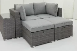 OUTDOOR Gartenlounge Mitteltisch grau