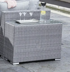 OUTDOOR Gartenlounge Mitteltisch grau