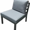 OUTDOOR Gartenlounge Mittelelement grau