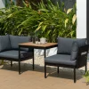 OUTDOOR Gartenlounge Set braun