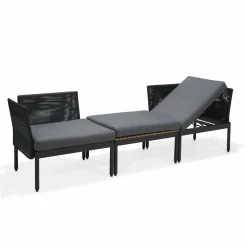 OUTDOOR Gartenlounge Set braun