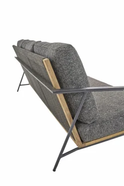 OUTDOOR Gartenlounge 4-tlg. schwarzgraubraun