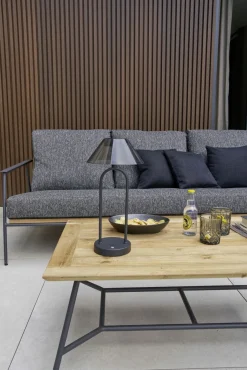 OUTDOOR Gartenlounge 4-tlg. schwarzgraubraun