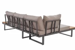 OUTDOOR Gartenlounge variabel stellbar braungrau