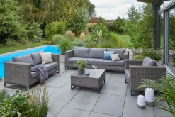OUTDOOR Garten-Loungesessel braungrau