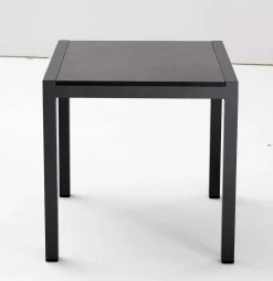 OUTDOOR Gartenmöbel Beistelltisch Alu grau