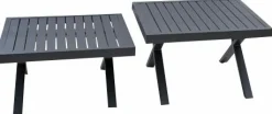 OUTDOOR Gartenmöbel Beistelltisch-Set grau