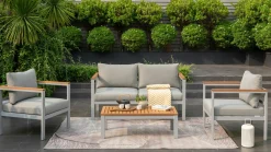 OUTDOOR Gartenmöbel Loungeset braun
