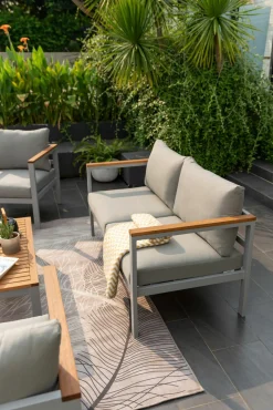 OUTDOOR Gartenmöbel Loungeset braun