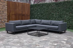 OUTDOOR Gartenmöbel Loungetisch schwarz