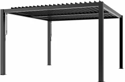 OUTDOOR Gartenpergola 3x4m Anthrazit grau