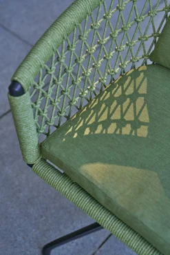 OUTDOOR Gartensessel drehbar Rope grau