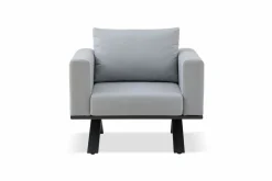 OUTDOOR Gartensessel grauweiß