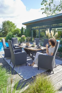 OUTDOOR Gartensessel Rückenverstellung