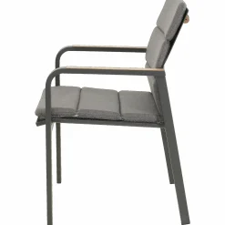 OUTDOOR Gartensessel stapelbar grau