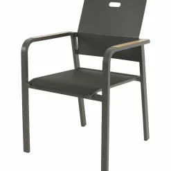 OUTDOOR Gartensessel stapelbar grau