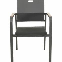 OUTDOOR Gartensessel stapelbar grau