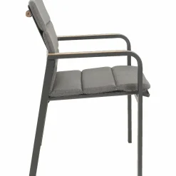 OUTDOOR Gartensessel stapelbar grau