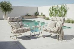 OUTDOOR Garten-Set 3 tlg. beigeschwarzgrau