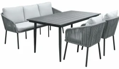 OUTDOOR Garten-Set schwarzgrau