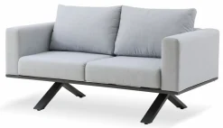 OUTDOOR Gartensofa grauweiß