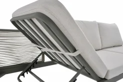 OUTDOOR Gartensofa links grünweißbeige