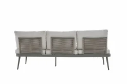 OUTDOOR Gartensofa links grünweißbeige