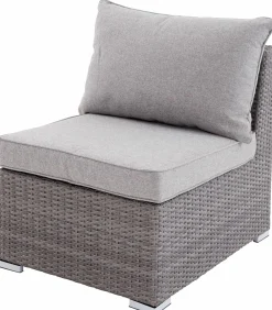 OUTDOOR Gartensofa Mittelelement grau