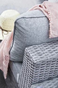 OUTDOOR Gartensofa Mittelelement grau