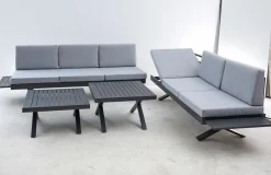 OUTDOOR Gartensofa Outdoor Lounge grau