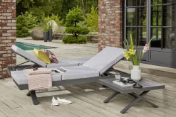 OUTDOOR Gartensofa Outdoor Lounge grau