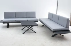 OUTDOOR Gartensofa Outdoor Lounge grau