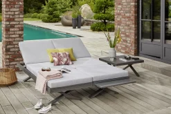 OUTDOOR Gartensofa Outdoor Lounge grau