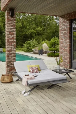 OUTDOOR Gartensofa Outdoor Lounge grau