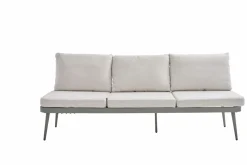 OUTDOOR Gartensofa rechts grünweißbeige