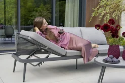 OUTDOOR Gartensofa rechts grau