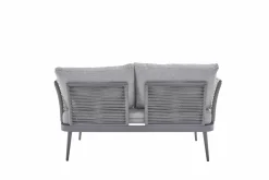 OUTDOOR Gartensofa Set 4 tlg. grau